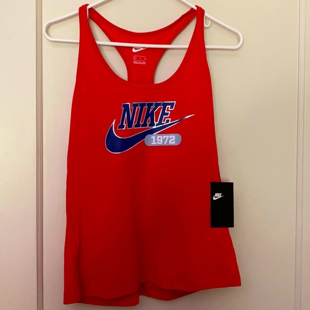 NWT Nike red tank top
 size: XL